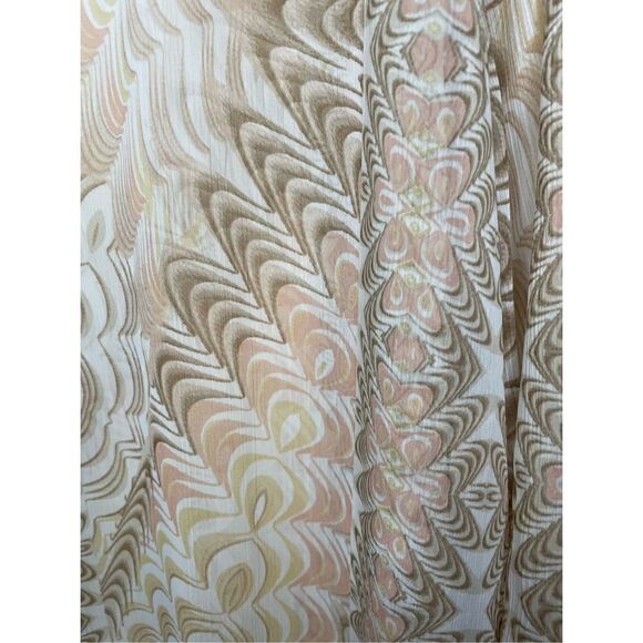 Chicos Sheer Long Sleeve Long Line Tunic Size 4 - Picture 13 of 14